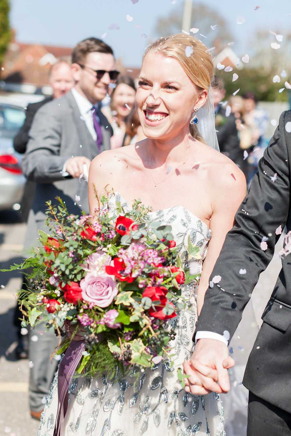 Confetti Throw Highcliffe Castle Wedding Bowtie and Belle Photography