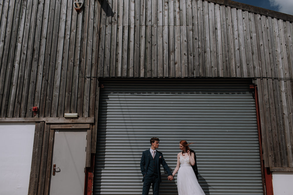 Industrial Luxe Wedding Ideas Balloon Installation Ayelle Photography