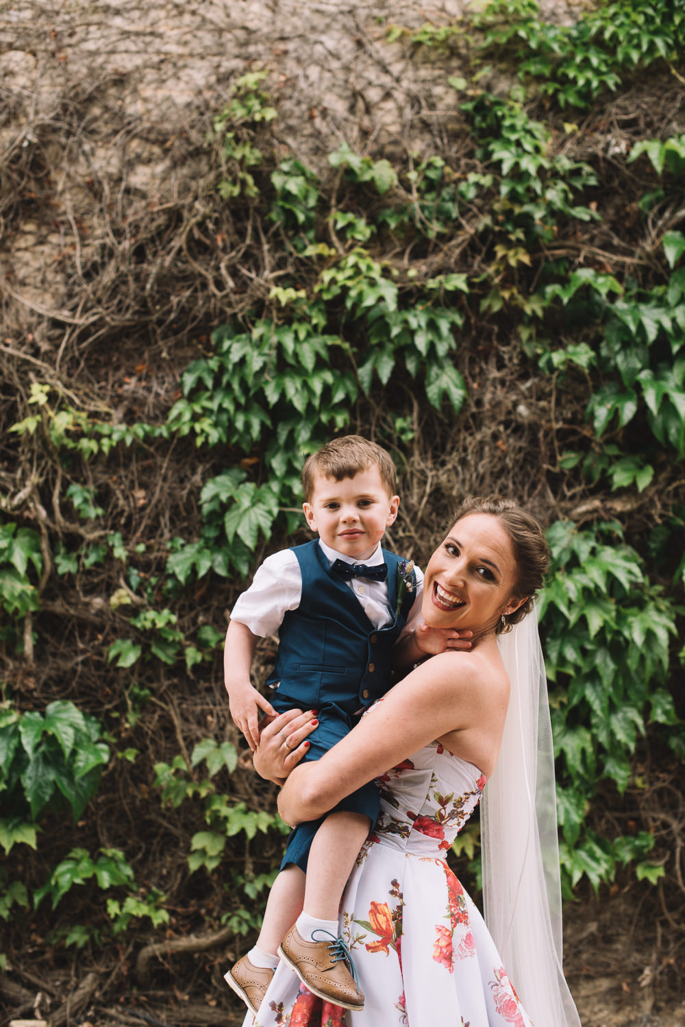 Page Boy Bow Tie Waistcoat Shorts Irnham Hall Wedding Lucie Watson Photography
