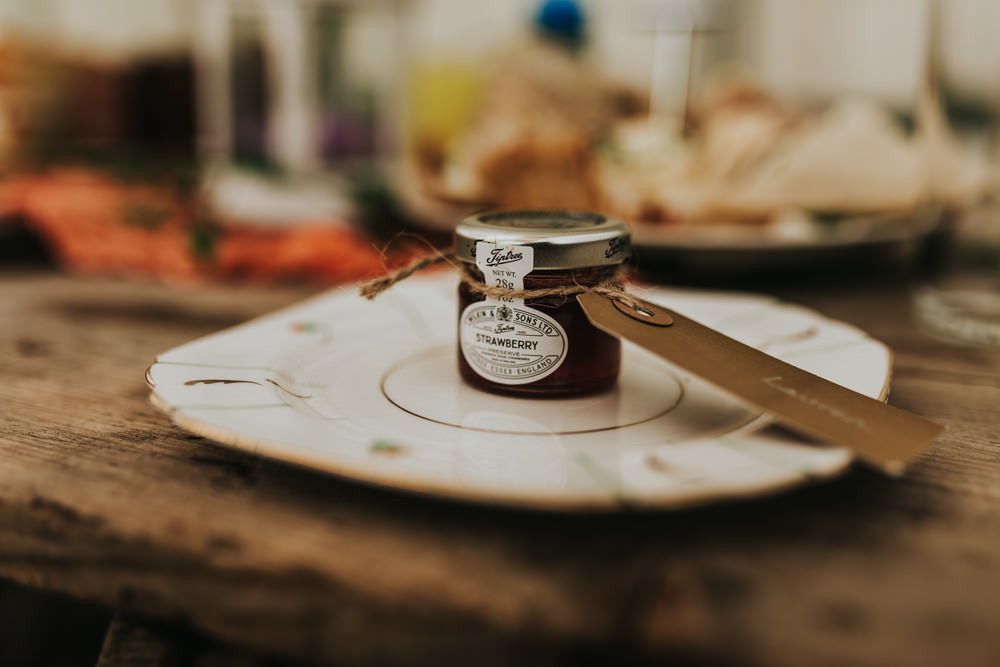 Keeper and The Dell Boho Farm Field Marquee DIY Alternative Rustic Reception Afternoon Tea Jam | Relaxed Outdoor Wedding with 1000 Rainbow Origami Cranes Dan Biggins Photography
