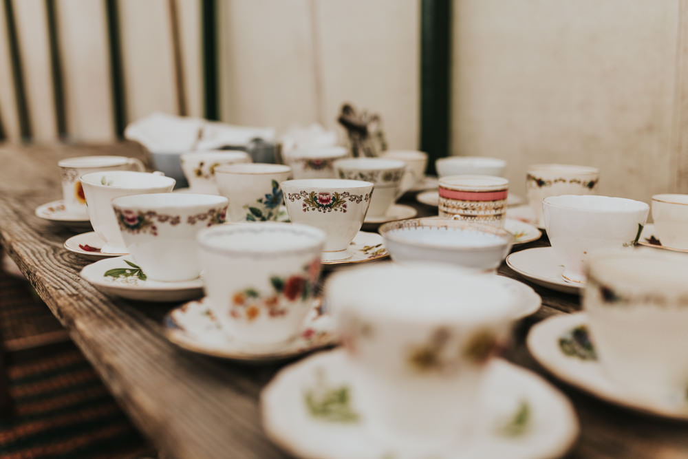 Keeper and The Dell Boho Farm Field Marquee DIY Alternative Rustic Afternoon Tea | Relaxed Outdoor Wedding with 1000 Rainbow Origami Cranes Dan Biggins Photography