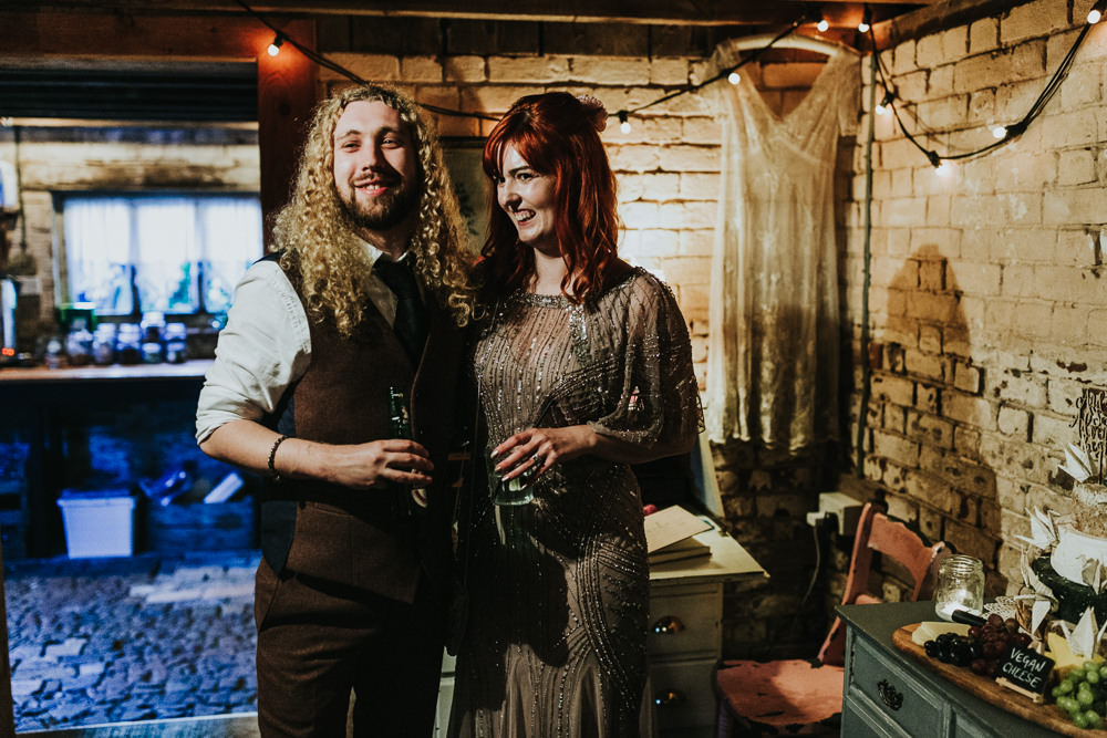 Keeper and The Dell Boho Farm Field Marquee DIY Alternative Rustic Cheese Tower Paper Origami Cranes Adventure Topper Bride Groom | Relaxed Outdoor Wedding with 1000 Rainbow Origami Cranes Dan Biggins Photography