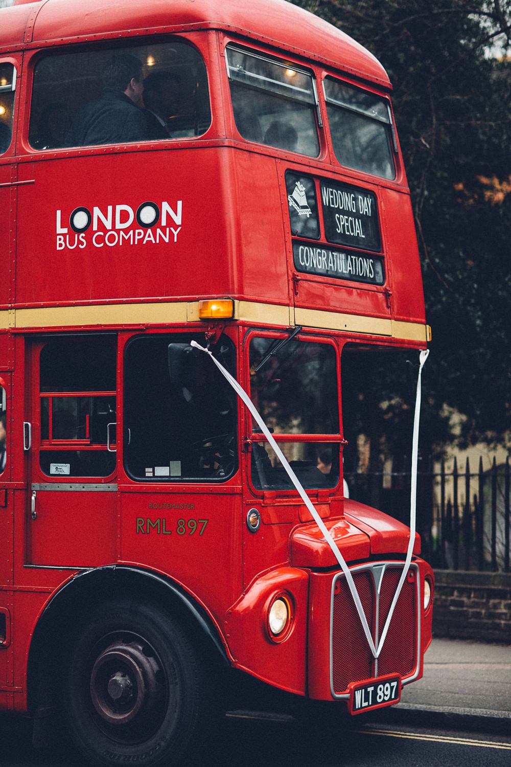 Transport London Bus Double Decker Routemaster MC Motors Wedding LoveStruck Photography