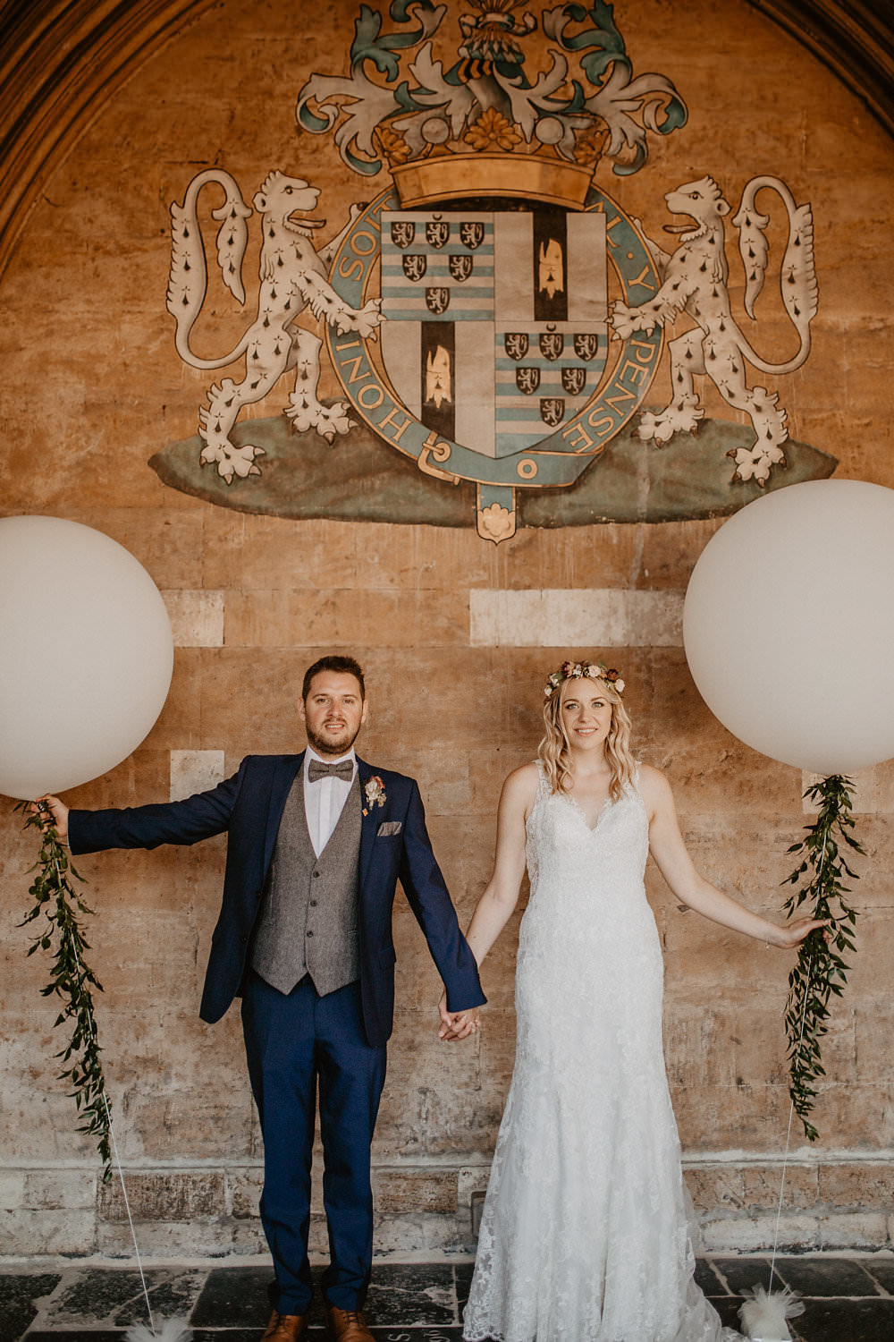 Giant Balloons Norwich Cathedral Wedding Camilla Andrea Photography