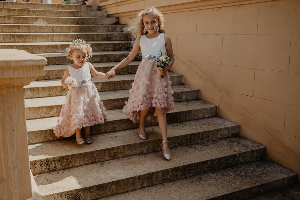 Osborne House Isle of Wight Natural Classic Bride Blush Pastel Bouquets Pink Monsoon Flower Girl Dresses | Timeless Royal Inspired Seaside Wedding Holly Cade Photography