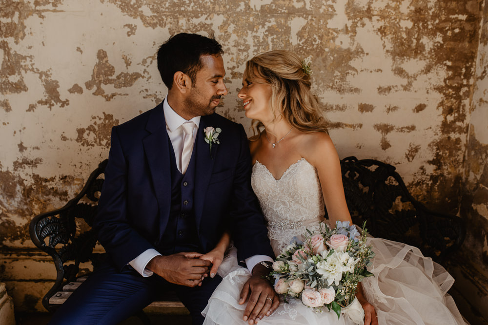 Osborne House Isle of Wight Natural Classic Blush Pastel Bridal Bouquet Bride Groom Romantic Portraits | Timeless Royal Inspired Seaside Wedding Holly Cade Photography