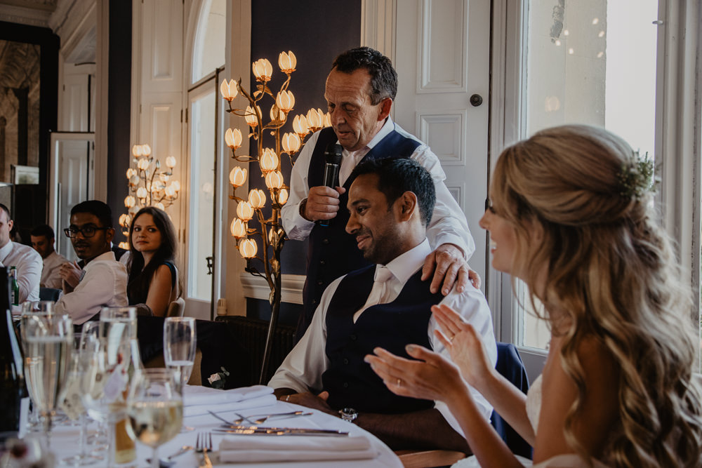 Osborne House Isle of Wight Natural Classic Wedding Breakfast Speeches Toasts Bride Groom | Timeless Royal Inspired Seaside Wedding Holly Cade Photography