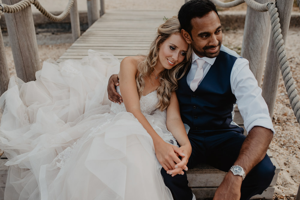 Osborne House Isle of Wight Natural Classic Pink Pastel Bridal Bouquet Bride Groom Romantic Portraits Blush Stella York Dress Sunset Beach | Timeless Royal Inspired Seaside Wedding Holly Cade Photography