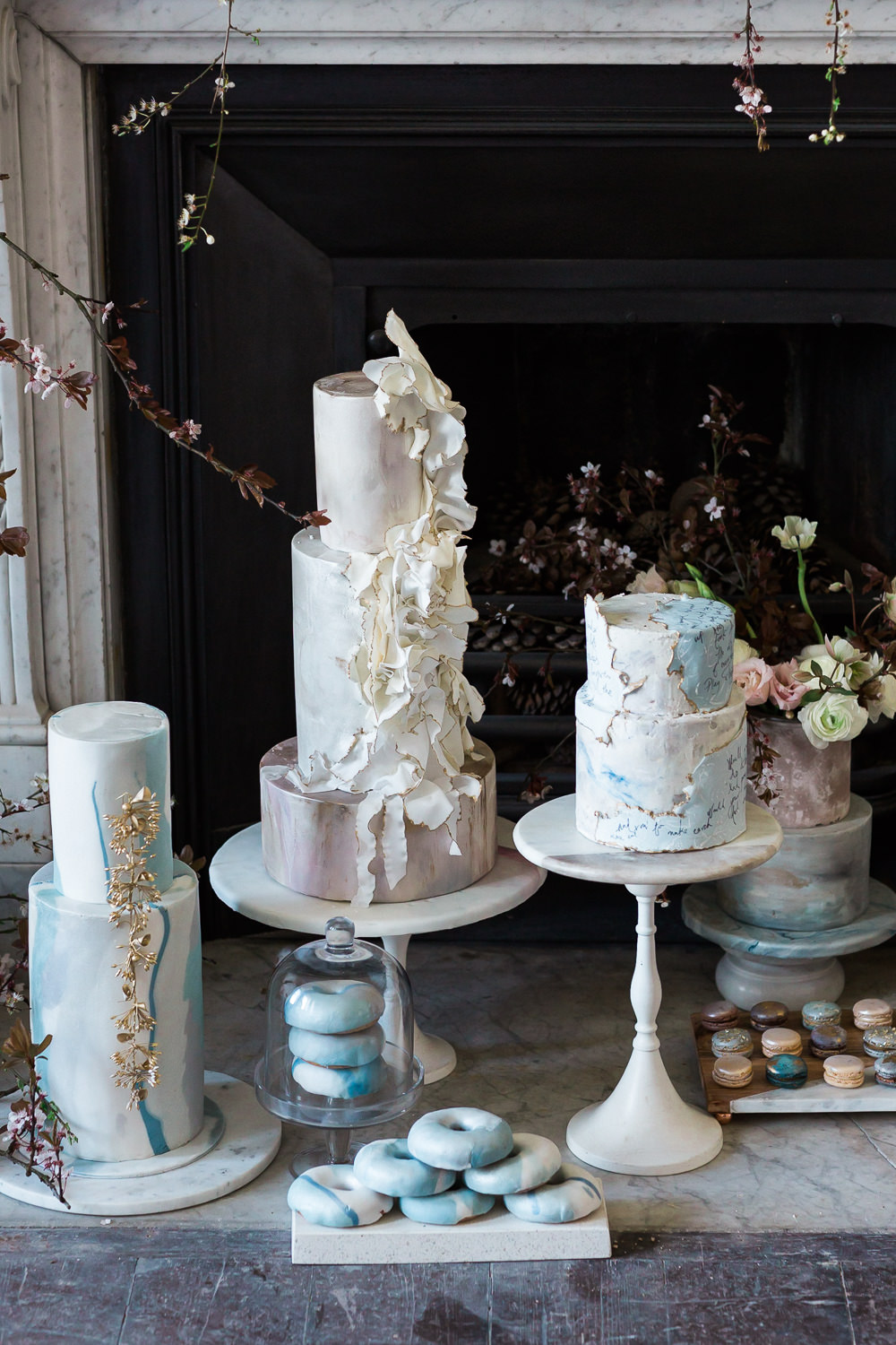 Modern Dance Ballet Inspired Editorial Fine Art Somerley House Kate Burt Cakes | Romantic Soft Wedding Ideas Siobhan H Photography