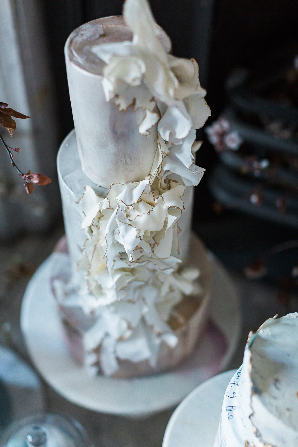 Modern Dance Ballet Inspired Editorial Fine Art Somerley House Dusty Pink Kate Burt Cakes | Romantic Soft Wedding Ideas Siobhan H Photography