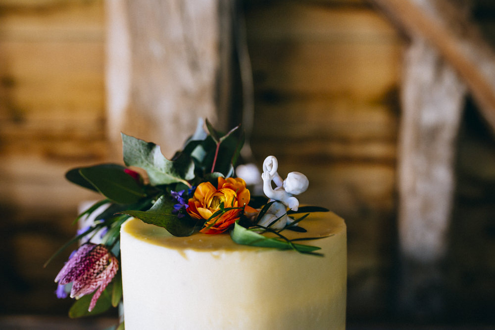 Buttercream Cake Flowers Floral Semi Naked Rue De Seine Wedding Dress Bride Curious Rose Photography