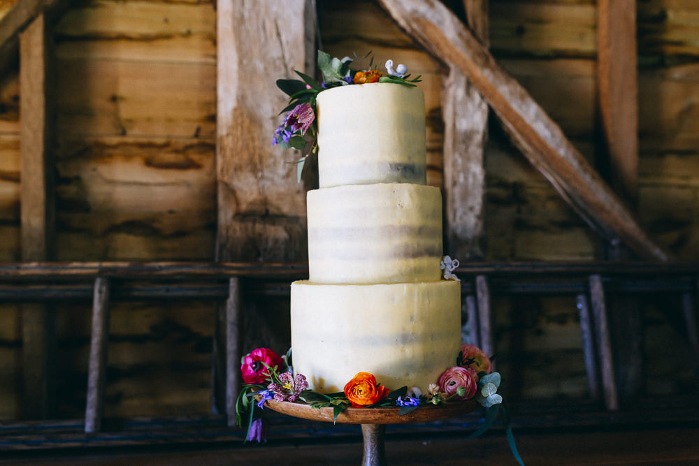 Buttercream Cake Flowers Floral Semi Naked Rue De Seine Wedding Dress Bride Curious Rose Photography