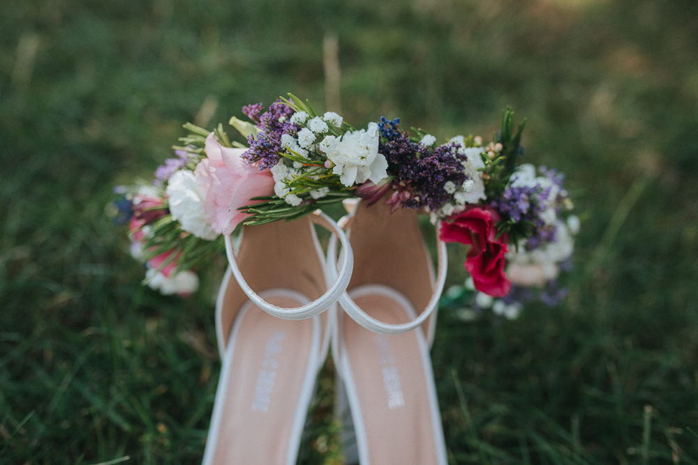 Flower Crown Bride Bridal Summer Boho Outdoor Wedding A Little Picture