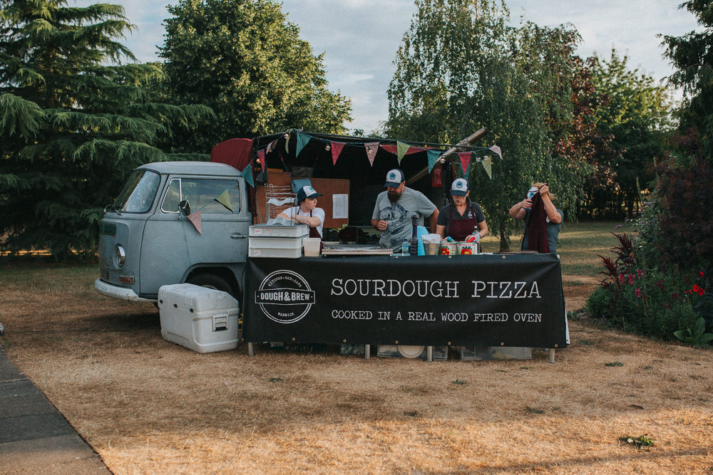 Pizza Food Truck Van Summer Boho Outdoor Wedding A Little Picture