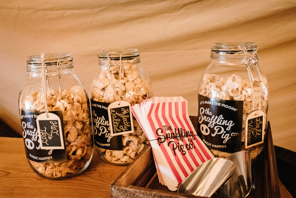 Pork Scratchings Station Bar Table Alcott Weddings Oobaloos Photography