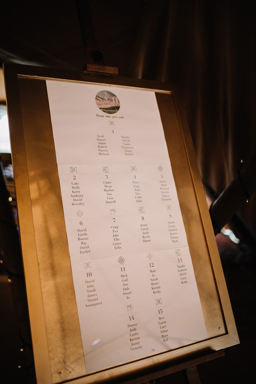 Festival Seating Plan Table Chart Alcott Weddings Oobaloos Photography
