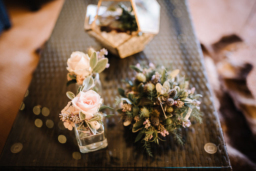 Flowers Bottles Pretty Alcott Weddings Oobaloos Photography
