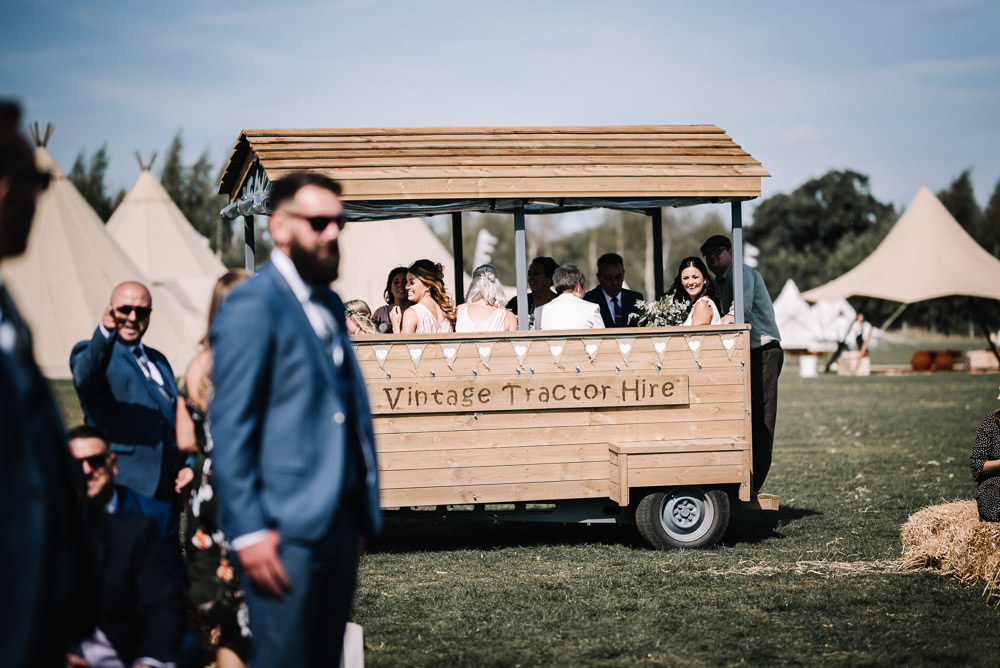 Tractor Trailer Transport Alcott Weddings Oobaloos Photography
