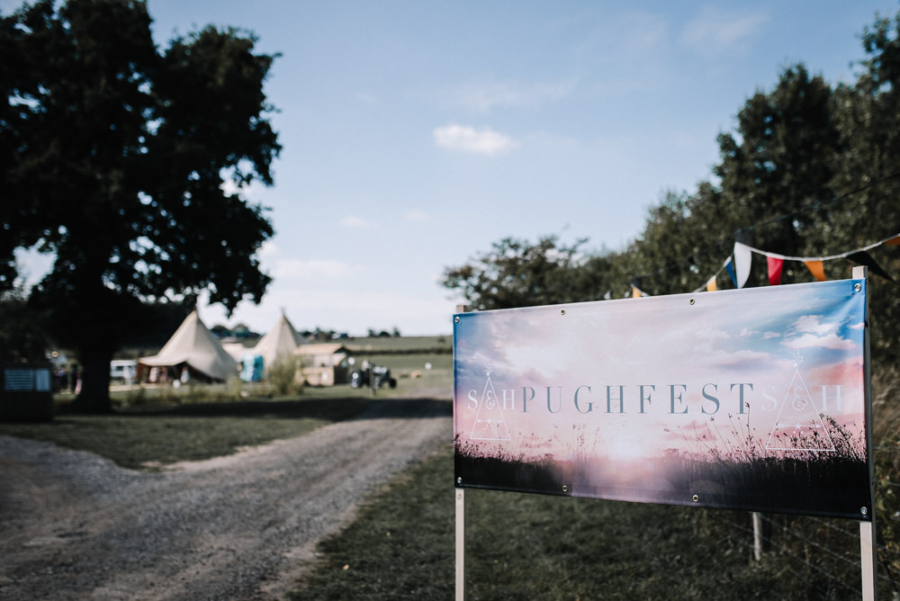 Festival Sign Signage Alcott Weddings Oobaloos Photography