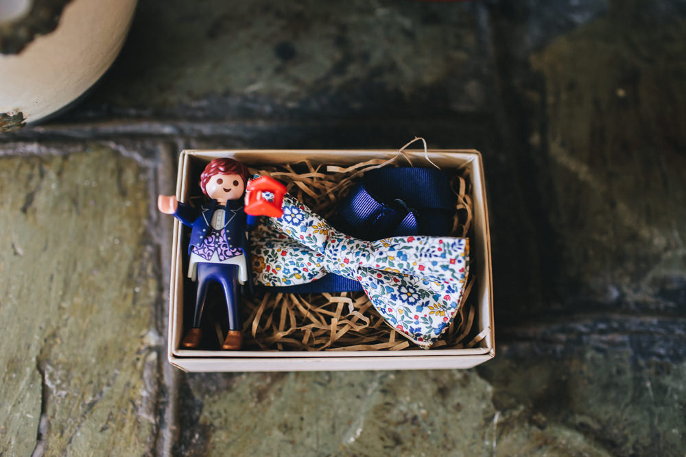 Printed Colourful Bow Tie Bach Wen Farm Wedding Jessica O'Shaughnessy Photography