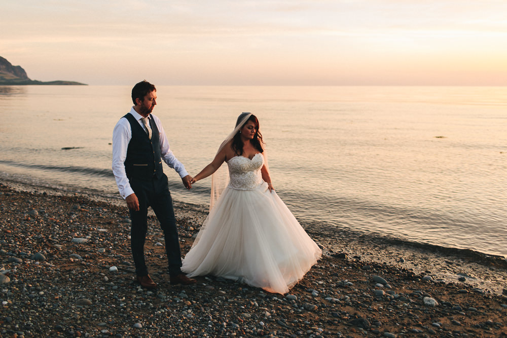 Bride Bridal Separates Sweetheart Neckline Strapless Tulle Floor Length Veil Three Piece Waistcoat Groom Bach Wen Farm Wedding Jessica O'Shaughnessy Photography