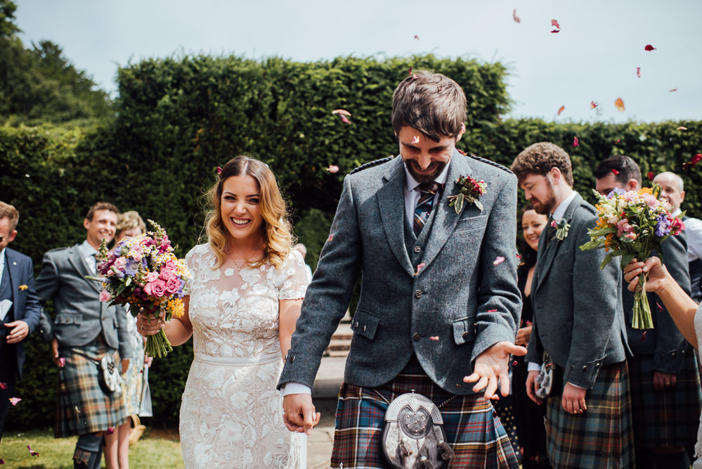 Confetti Throw Barley Wood House Wedding The Shannons Photography