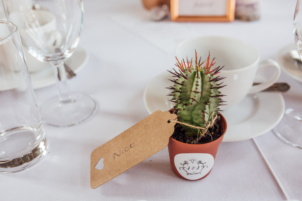 Favour place Name Cactus Celestial Country Wedding Florence Fox Photography