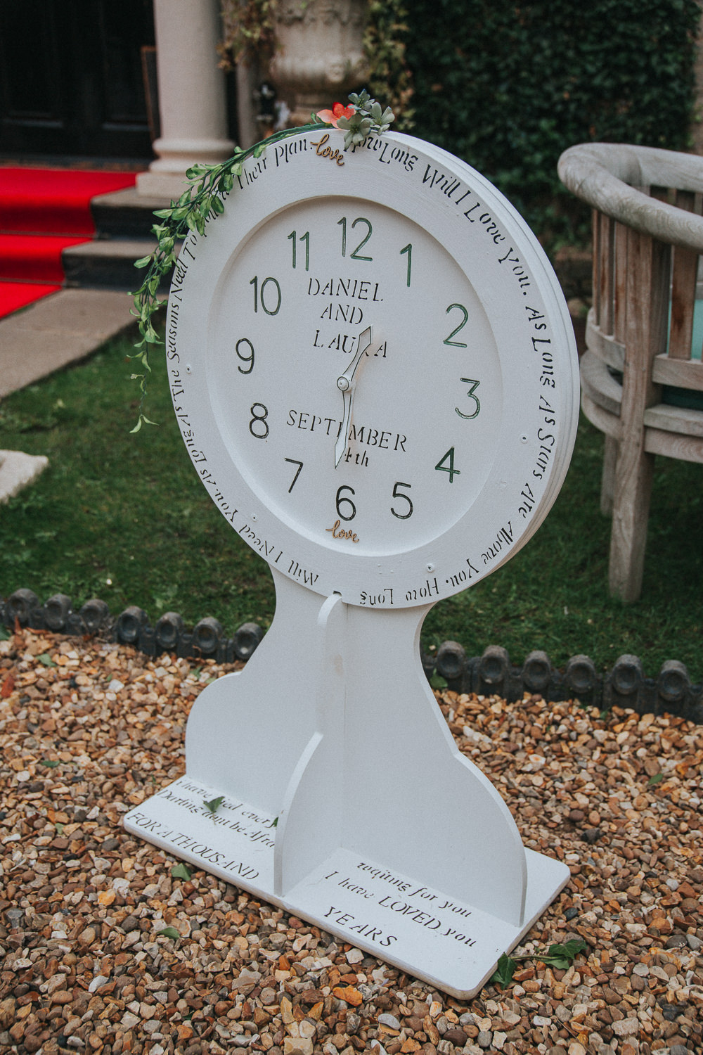 Clock Sign Signage Time Timing Crab Lobster Wedding A Little Picture