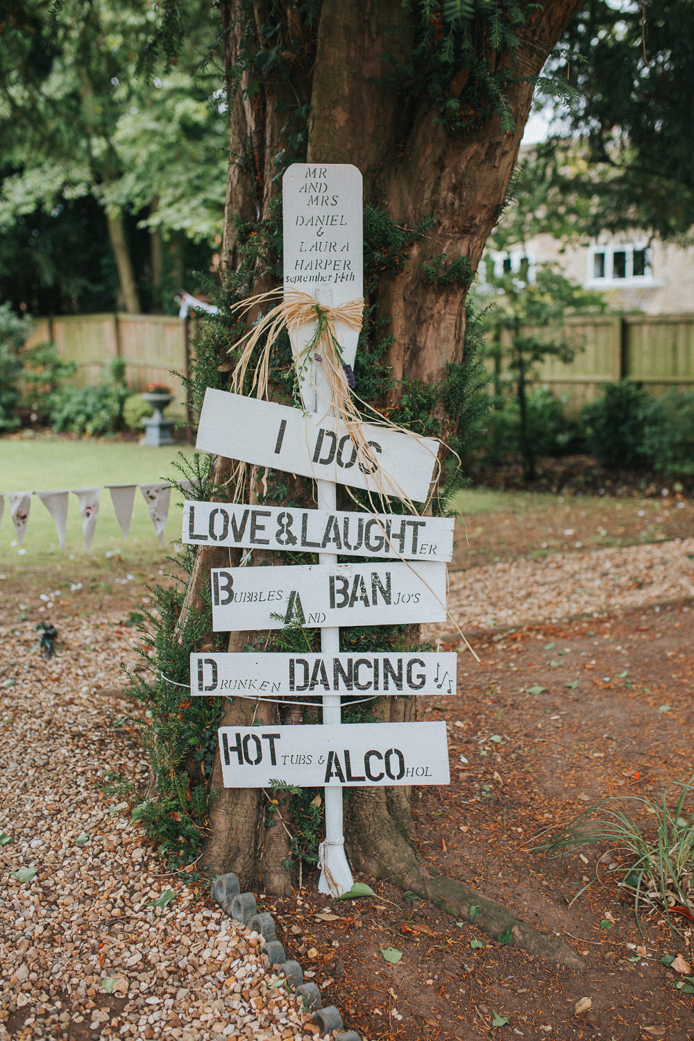Sign Post Painted Wooden Signage Crab Lobster Wedding A Little Picture