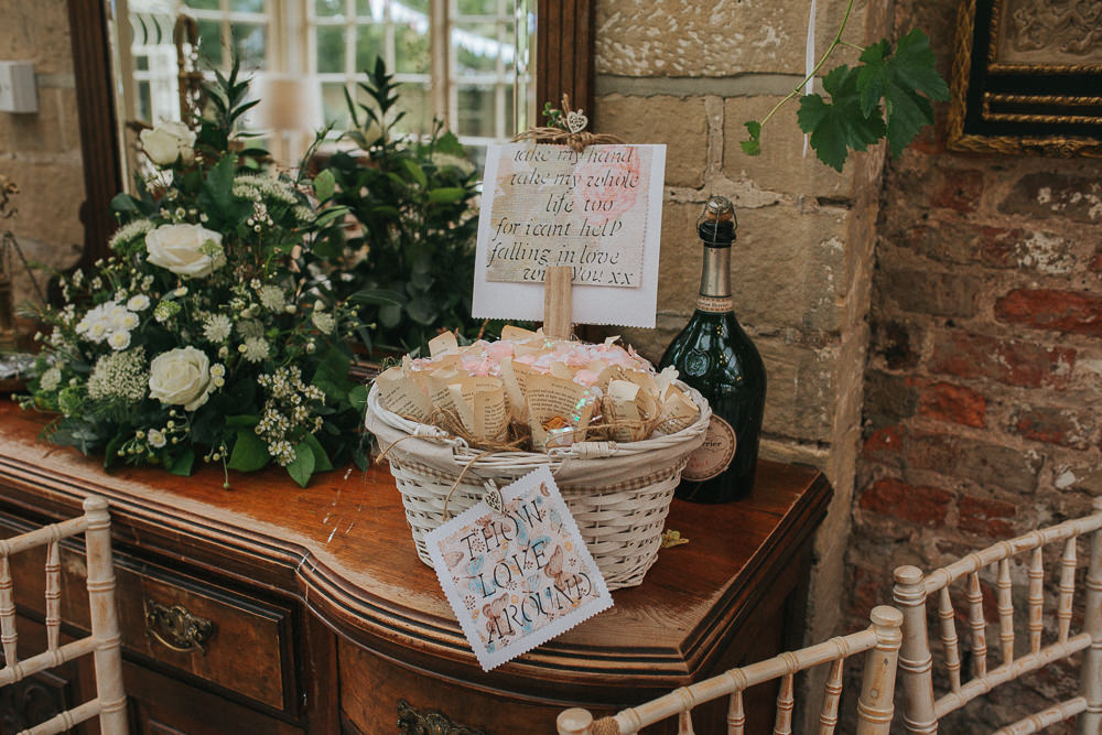 Confetti Basket Cones Crab Lobster Wedding A Little Picture