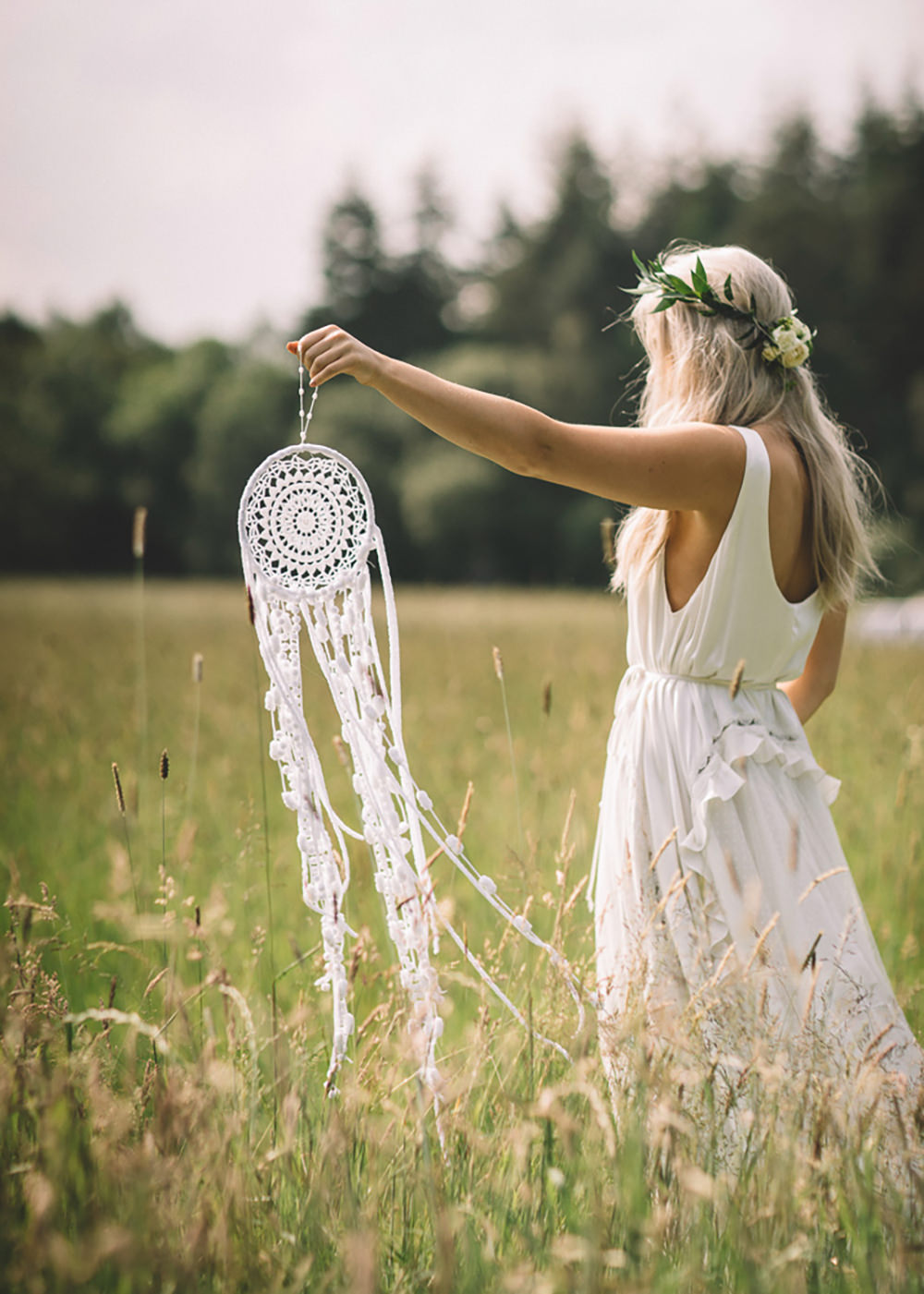 Dreamcatcher Bride Bohemian Free Spirited Wedding Ideas Woodland Lumiere Photographic