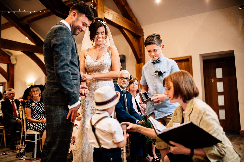 Page Boy Hat Bow Tie Braces Gamekeepers Inn Wedding Fairclough Studios