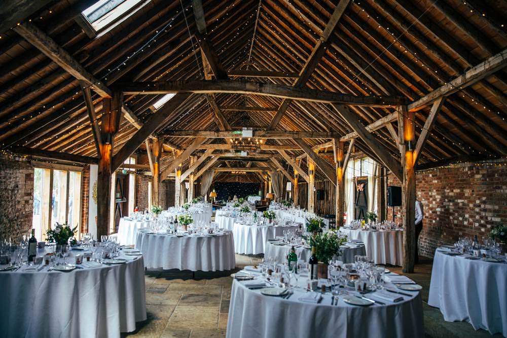 Venue Reception Long Barn Wedding Three Flowers Photography