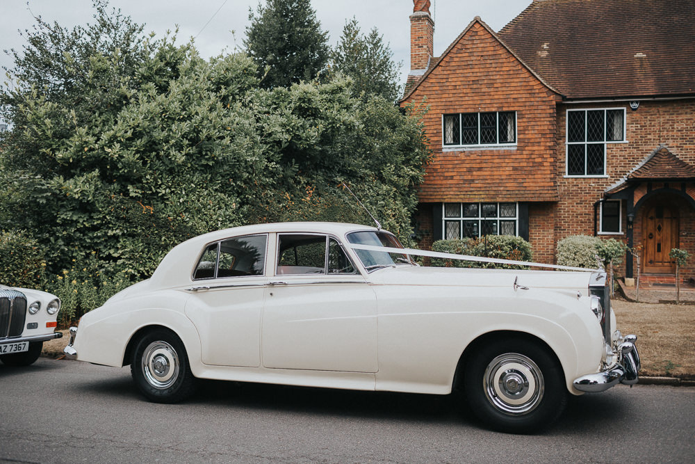 Classic Car Vintage Transport Loseley Park Wedding Kit Myers Photography