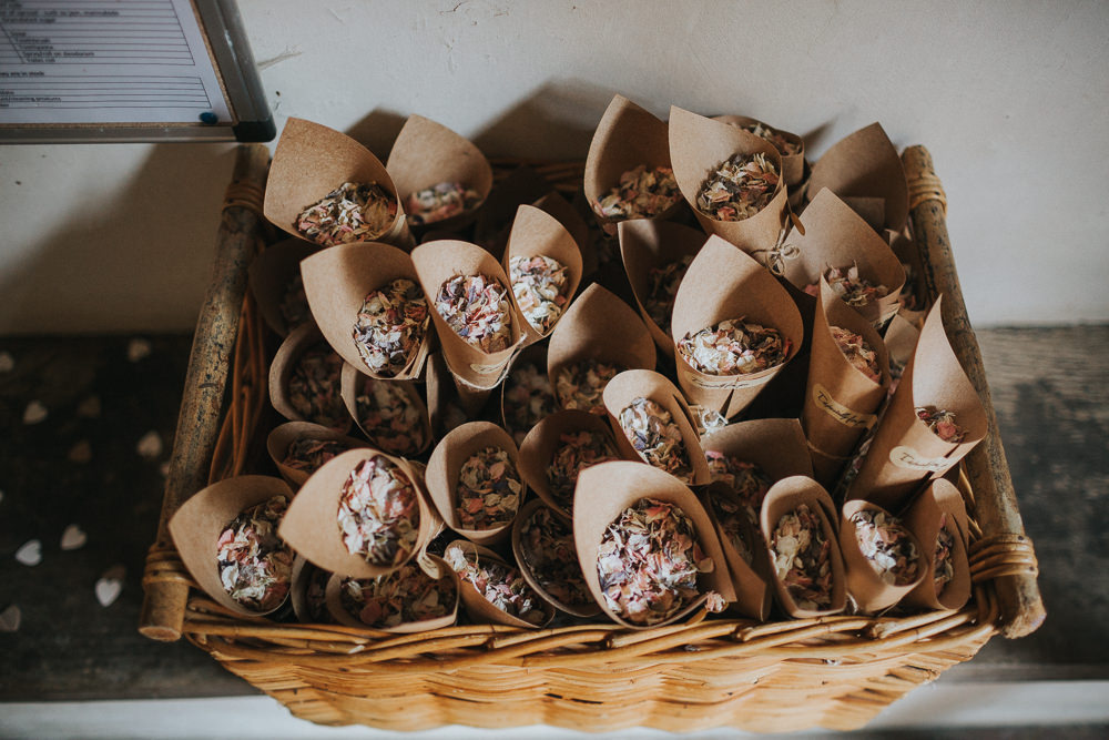 Confetti Cones Loseley Park Wedding Kit Myers Photography