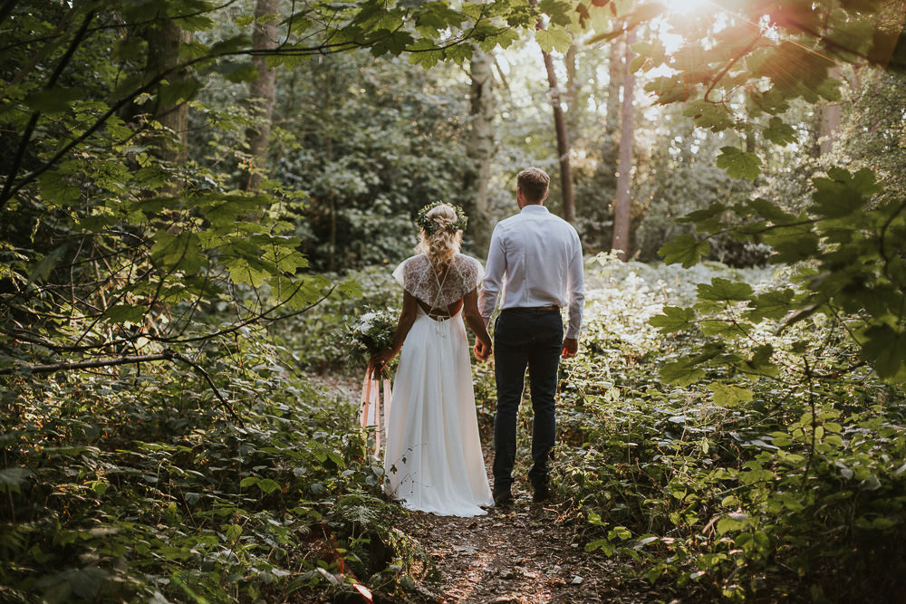 Modern Bohemian Woodland Wedding Ideas Lily Lane Photography