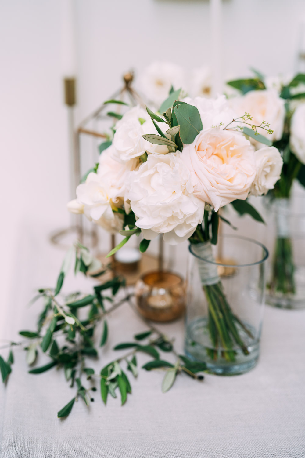 Bouquet Flowers Bride Bridal Greenery Foliage Blush Peony Peonies Roses Old Down Estate Wedding Albert Palmer Photography