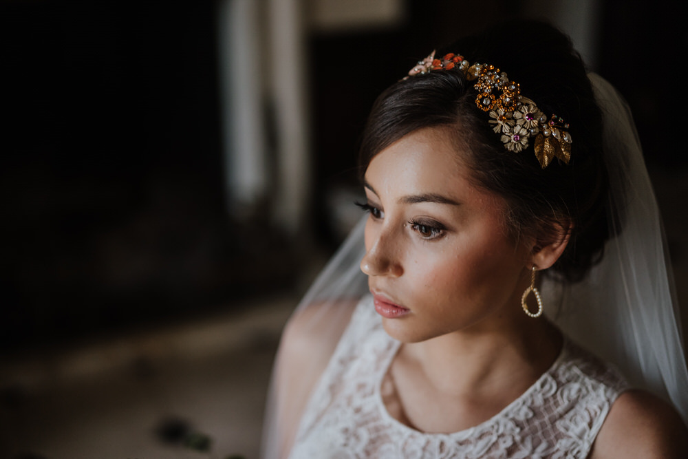 Bride Bridal Make Up Beauty Pylewell Park Wedding New Forest Studio