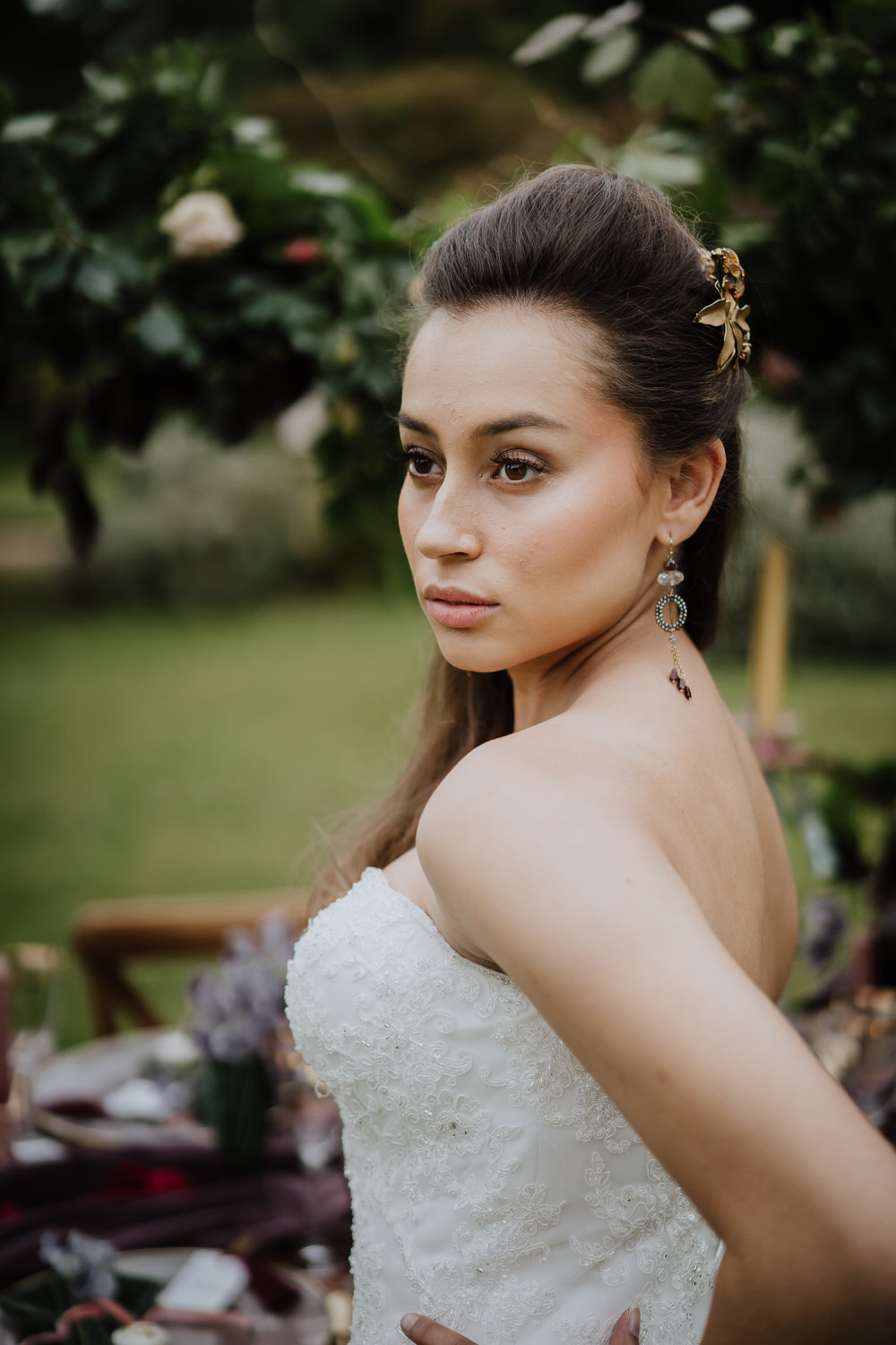 Bride Bridal Make Up Beauty Pylewell Park Wedding New Forest Studio