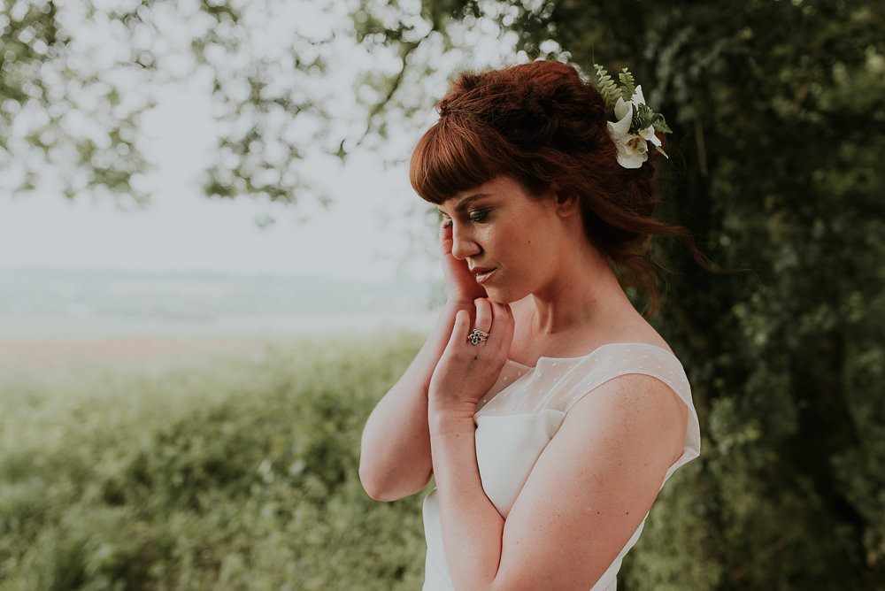 Hair Make Up Bride Bridal Flowers Scandinavian Mid Century Minimal Wedding Ideas Rachel Lou Photography