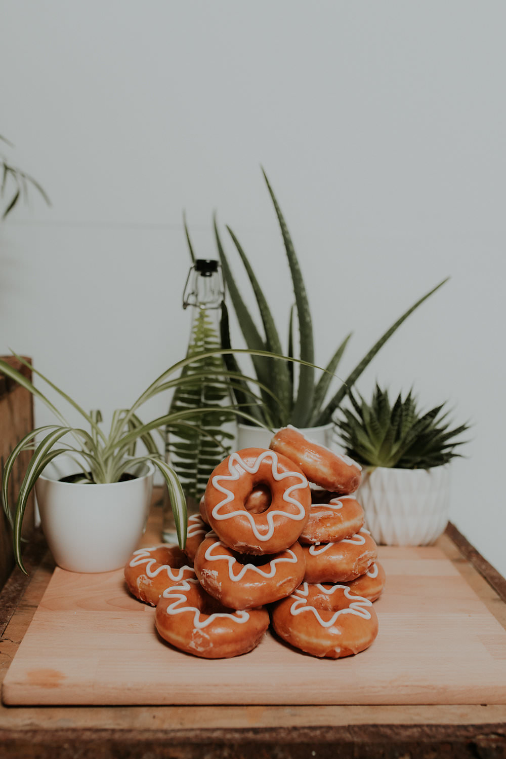 Donuts Dessert Cake Table Scandinavian Mid Century Minimal Wedding Ideas Rachel Lou Photography