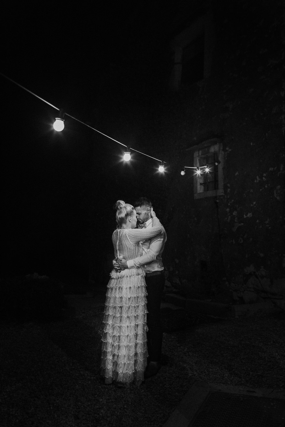 Festoon Lights Lighting Slovenia Wedding Bohemian Maja Tsolo Photography