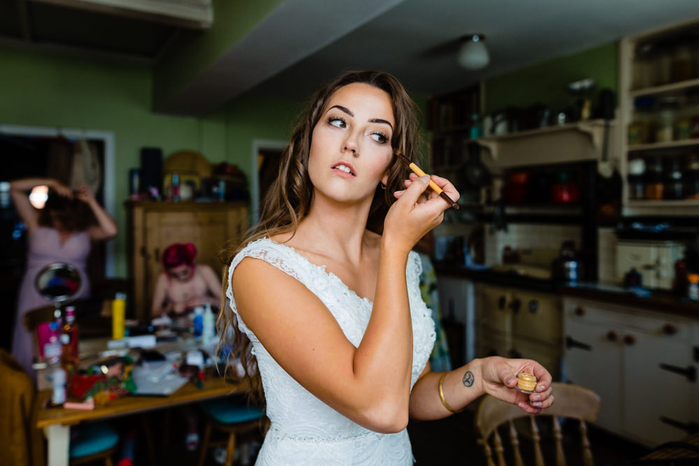 Make Up Bride Bridal Stepney Hill Farm Wedding Emma + Rich Photography