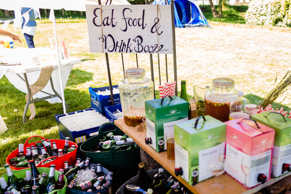 Drinks Bar Station Stepney Hill Farm Wedding Emma + Rich Photography