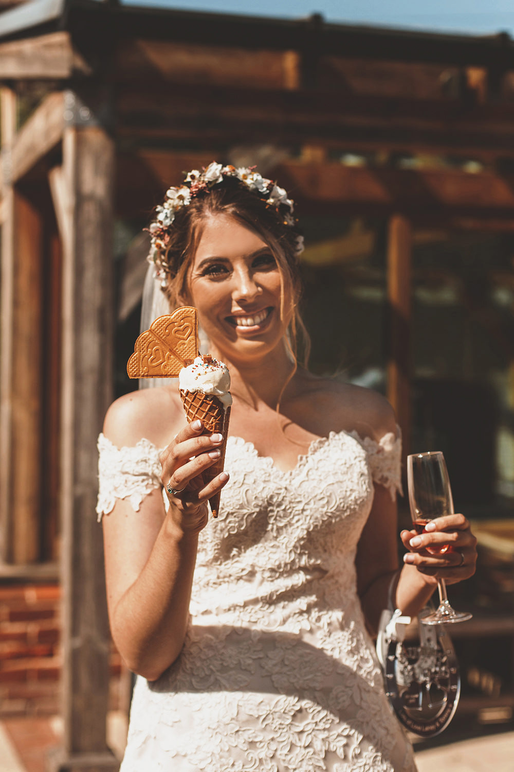 Ice Cream Summer Sunflower Rustic Wedding Masha Unwerth