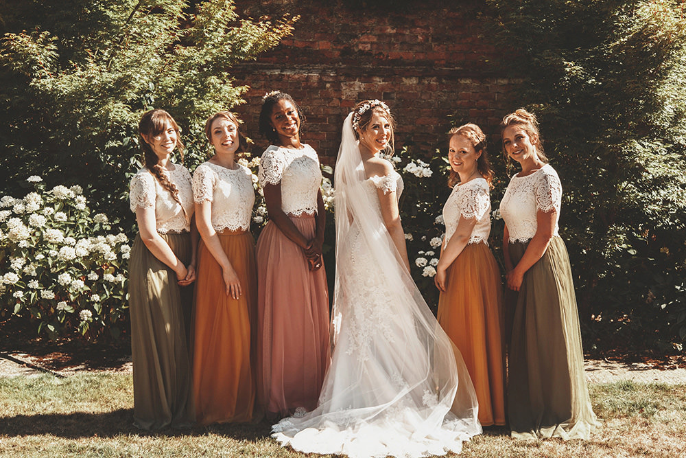 Bridesmaids Dress Dresses Skirt Top Mustard Yellow Pink Summer Sunflower Rustic Wedding Masha Unwerth