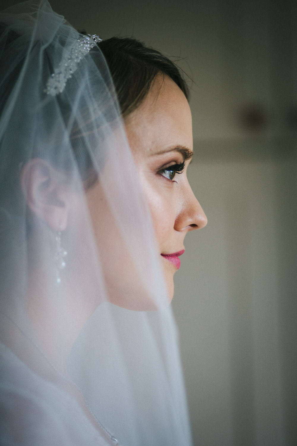 Bride Bridal Make Up Veil Tipi Garden Wedding Amy Jordison Photography