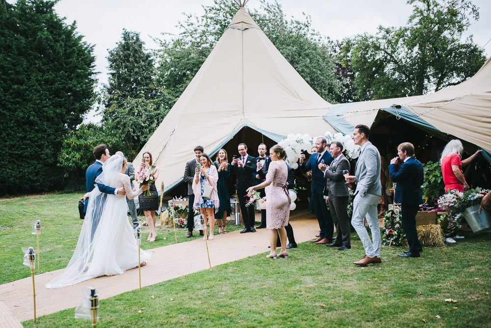 Tipi Garden Wedding Amy Jordison Photography