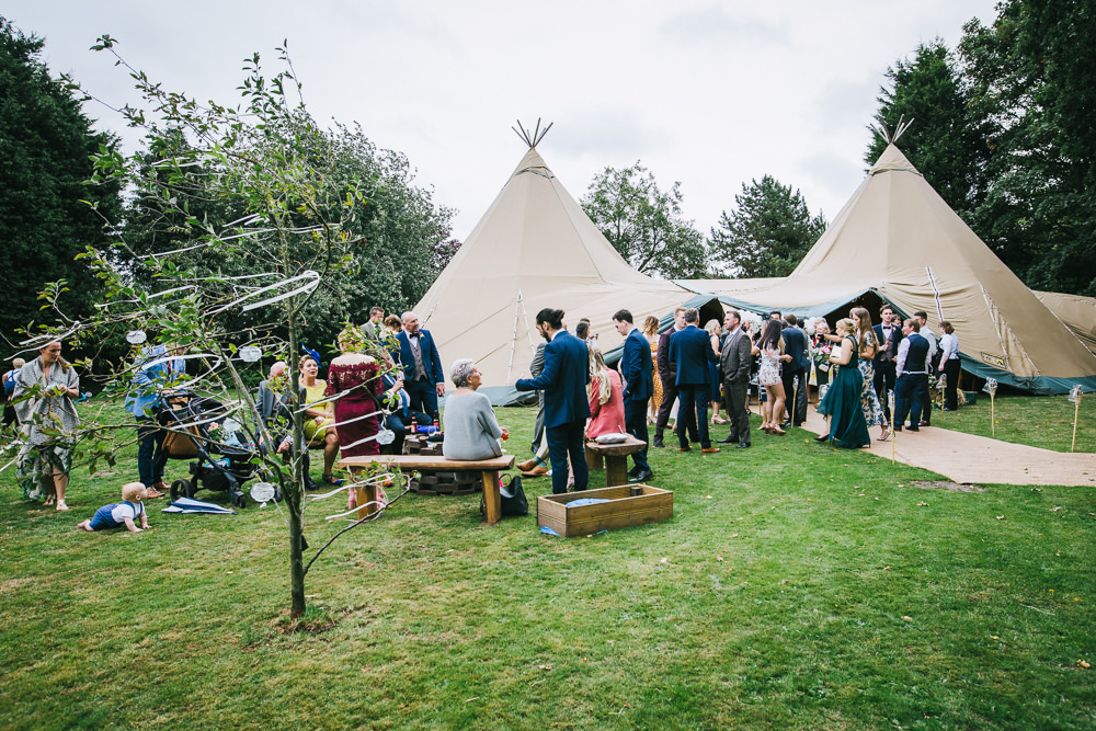 Tipi Garden Wedding Amy Jordison Photography