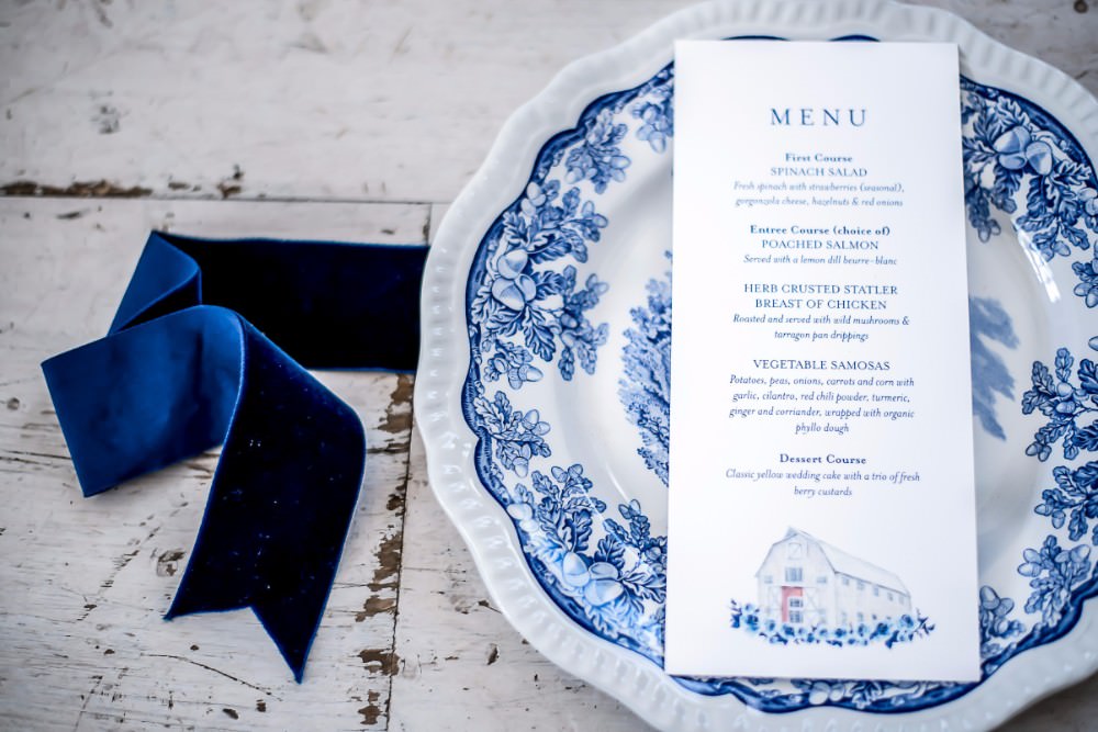 White Sparrow Barn Wedding White Blue Ideas Si Creative Photography